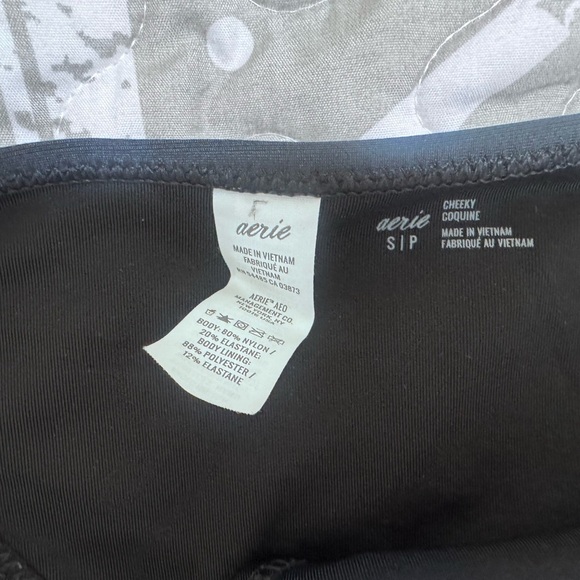 Aerie Black Cheeky Bikini Bottom - Picture 2 of 4